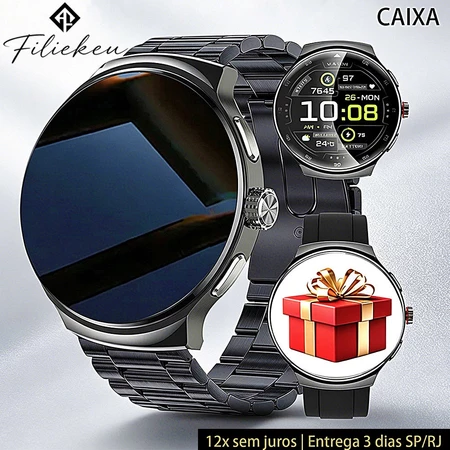 Smartwatch AMOLED GPS Chamada Bluetooth